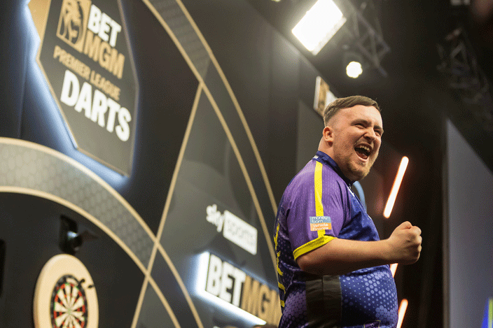 LUKE LITTLER wint Finaleavond Premier League of Darts!
