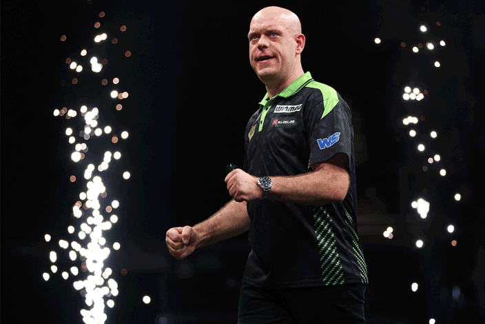 Loting Players Championship 8 – Michael van Gerwen treft Cor Dekker