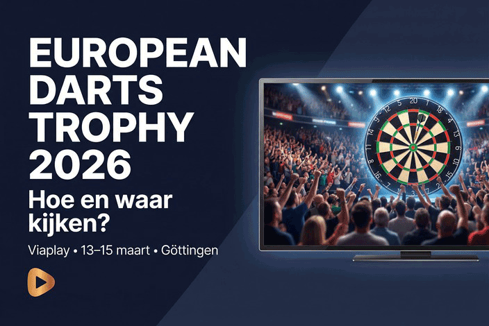 European Darts Trophy 2026 kijken