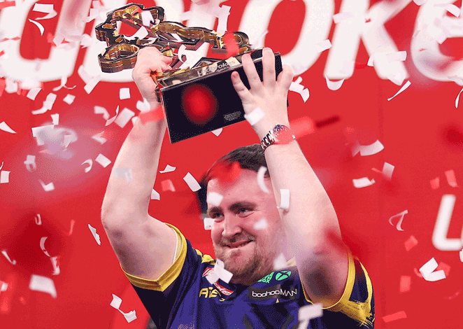 Luke Littler prolongeert UK Open-titel na zinderende finale tegen James Wade