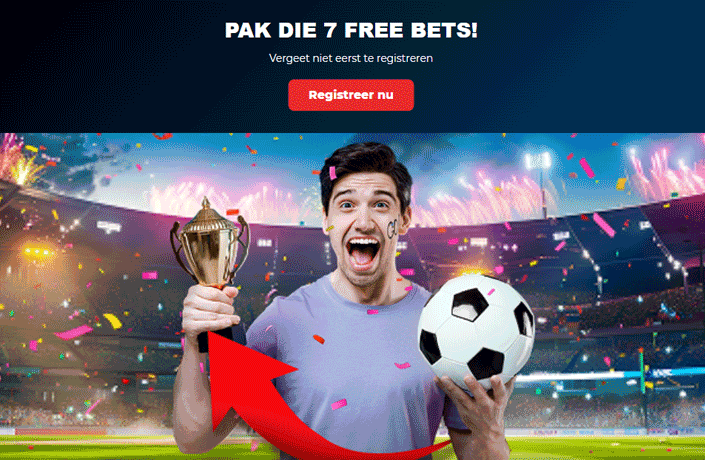 De 711 sportpromotie: 7 x €11 free bets na het inzetten van slechts €10 De 711 sportpromotie: 7 x €11 free bets na het inzetten van slechts €10